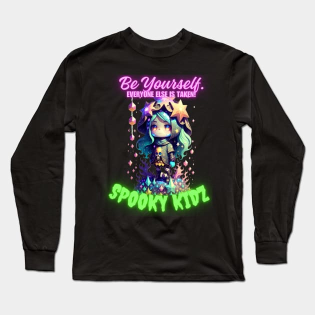 Spooky Kidz Long Sleeve T-Shirt by Absinthe Society 